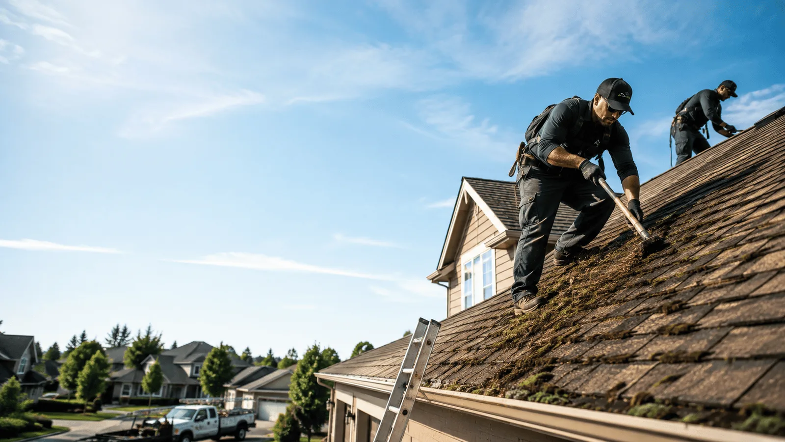 Roof Moss Removal in Tumbling Shoals, AR near me